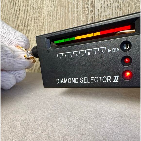 New 75% 18k Rose Gold filled, 1CT Moissanite Ring, Sz. 8 - Picture 6 of 7